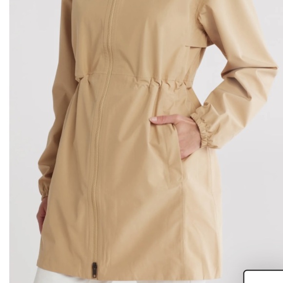 The North Face Daybreak Women’s  Rain Jacket Hooded Khaki Stone XS Raincoat - Picture 11 of 15